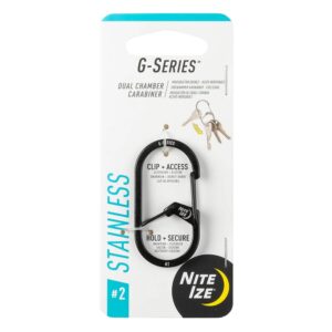 Mosqueton Nite-Ize GS2-01-R6 G-Series Dual Cham #2 BLK