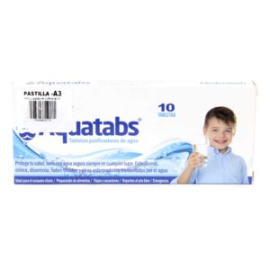 Pastilla Aquatabs 67mg-20Litros 10 Tabletas