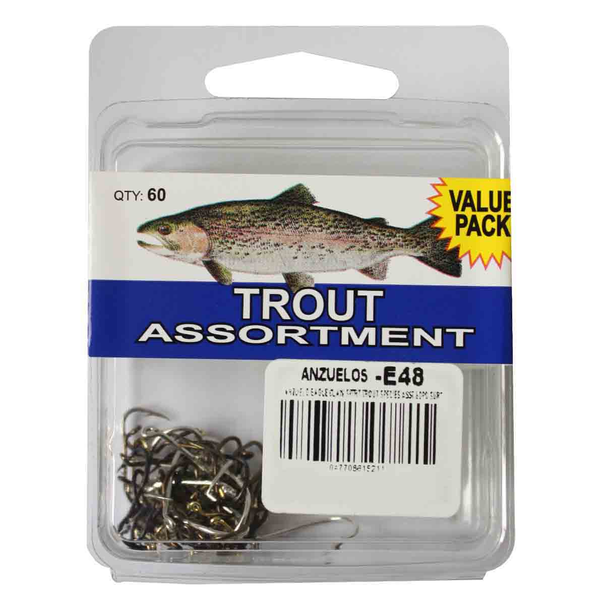 Anzuelos-E48.jpg Anzuelo Eagle Claw SPTRT Trout Species ASST 60 PC Surt - Image 1