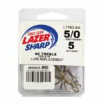 Anzuelo Eagle Claw L775G-5/0 Lazer 4X Treble 5QTY