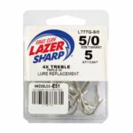 Anzuelo Eagle Claw L777GH-5/0 Lazer 4X Treble 5QTY