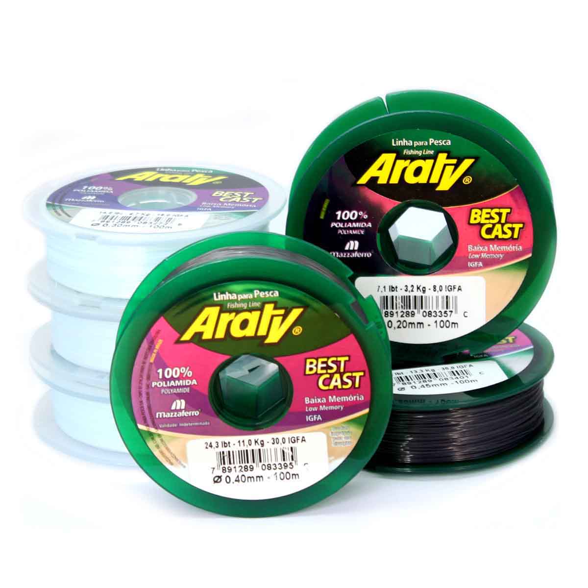 Araty-Best.jpg Carrete Araty 100M Best Cast 19ABC - Image 1