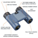 Binocular Bushnell 138005R 8x25 H2O Dark Blue Roof - Image 4