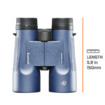 Bino Bushnell 150142R 10x42 H2O Dark Blue Roof - Image 6