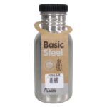 Botella Laken Basic Steel 500ML Tapón Negro - Image 2