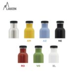 Botella Laken Basic Steel 500ML Tapón Negro - Image 5