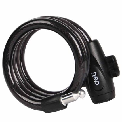 Candado Can029 Deli Cable 12x120mm C/Llave DL508001