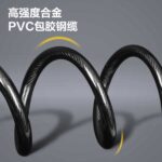 Candado Can029 Deli Cable 12x120mm C/Llave DL508001 - Image 3