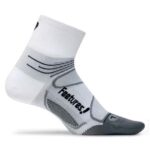 Medias Feetures E2504373 Elite Ultra Light Quarter WHT/BLK