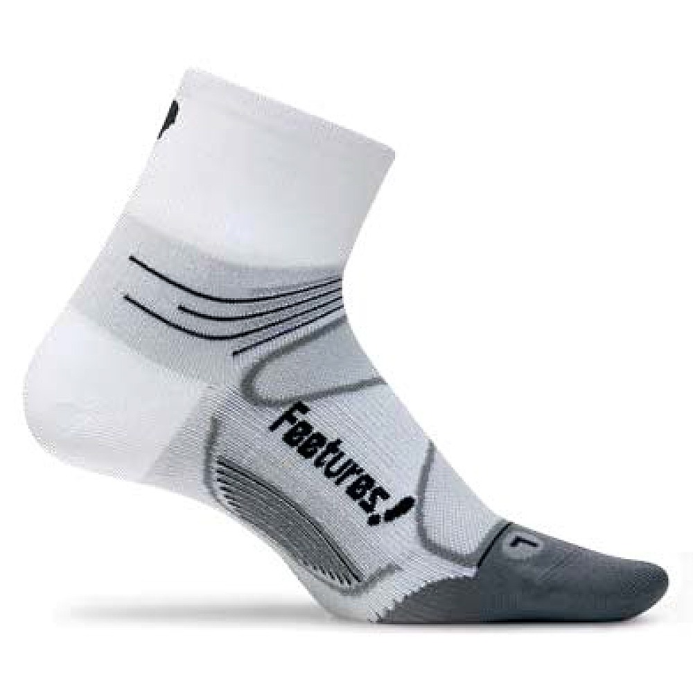 E250437.jpg Medias Feetures E2504373 Elite Ultra Light Quarter WHT/BLK - Image 1