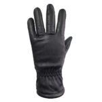 Guantes Cuero Ejecutivo Mujer Negro