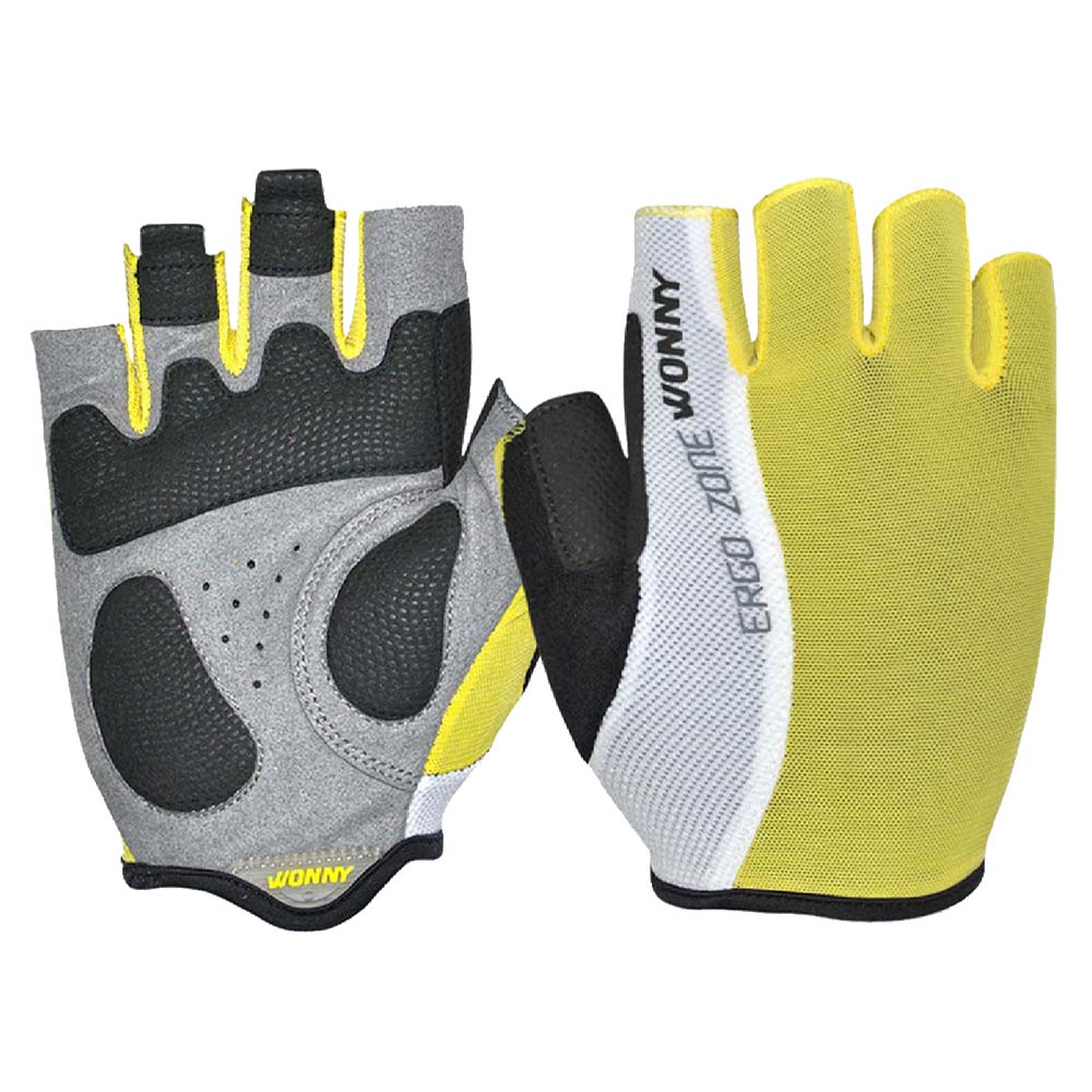 Guantes-WN270.jpg Guantes Wonny ZX-025 Yellow Bicycle - Image 1