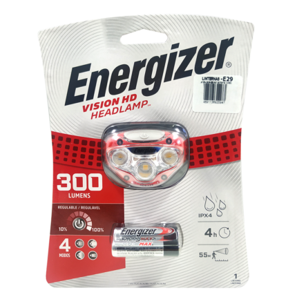 Linterna Energizer E300697500 HDL7LED Frontal HDB321 +3AAA