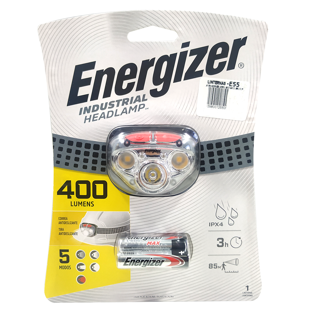 Linternas-E55.png Linterna Energizer E300650900 Industrial Mod D 3AAA 400L - Image 1