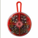 Pesas Eagle Claw 02180H-008 Removable Split Shot 78 PCS