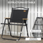 Silla Outdoor Plegable Con Madera - Image 7