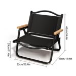 Silla Outdoor Plegable Con Madera - Image 5