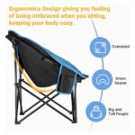 Silla KingCamp KC3816 Confort Moon BLK/ROY Blue - Image 5