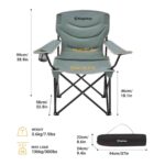 Silla KingCamp KC2134 Peony C10 Grey - Image 3