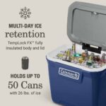Hielera Coleman 65 QT 316 Serie Azul Ruedas 2179155 - Image 7